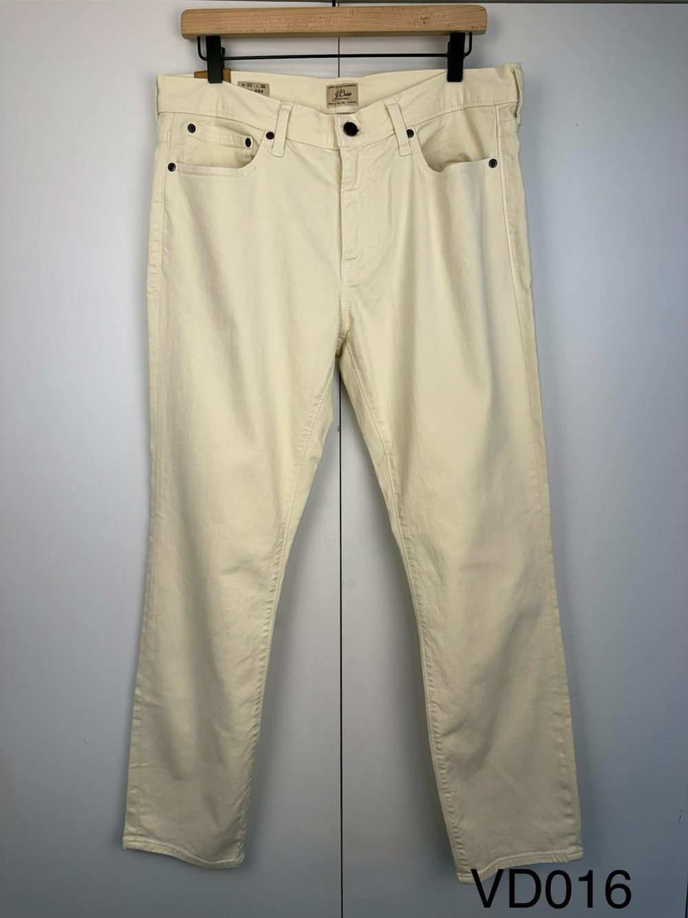 J.Crew 484 Slim Fit Garment Dyed 5 Pocket Pants 33x30 NWT